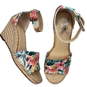 Vince Camuto Shoes | Vince Camuto | Floral Leera Espadrille Wedges | Size: 7